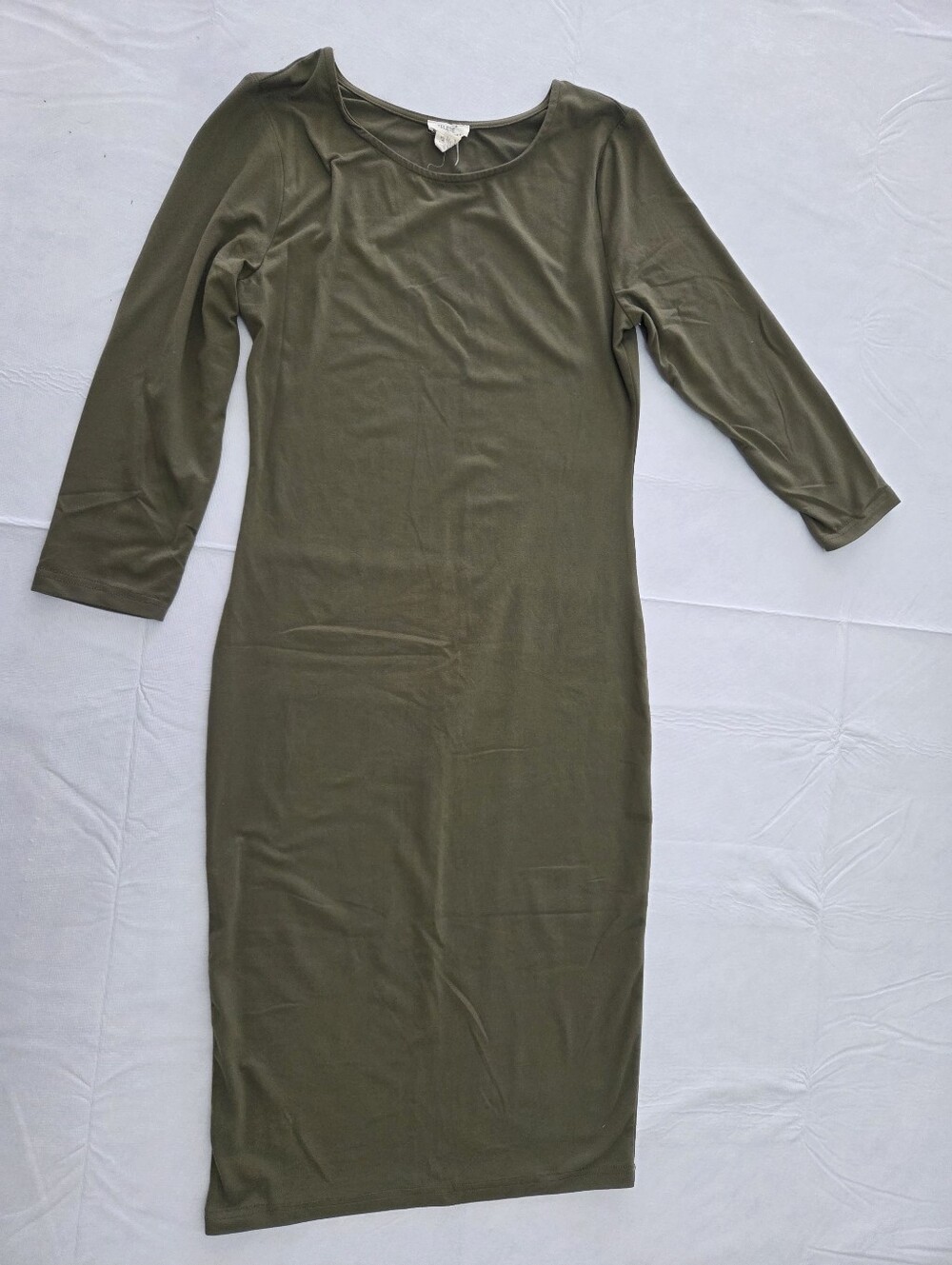 Yelete green bodycon dress, soft like new